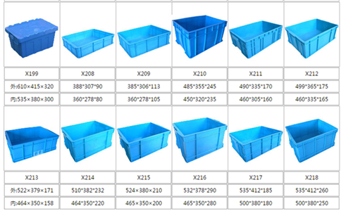 营口塑料箱参数表-沈阳兴隆瑞